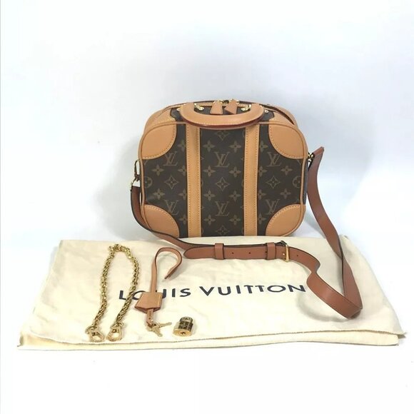 LOUIS VUITTON Monogram Crossbody Chain Varisette PM Trunk 2WAY Hand Bag - Picture 5 of 16